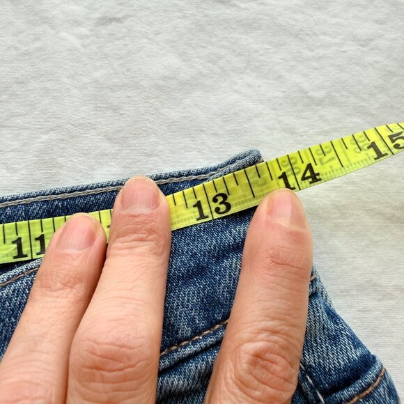 Mother Denim High-Waisted Straight-Leg Jeans sz 27 The Rambler Sneak - Picture 9 of 12